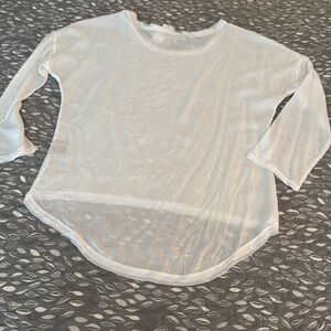 PHILOSOPHY white sequined top, Medium